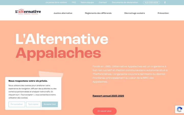 Skærmbillede af alternativeappalaches.com
