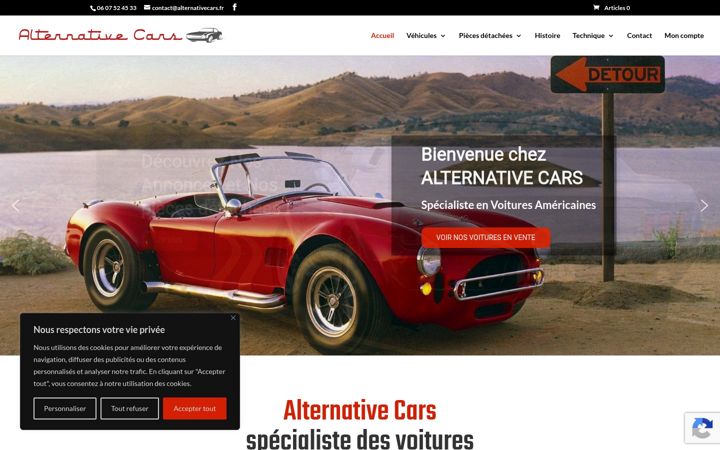 Snímek obrazovky alternativecars.fr