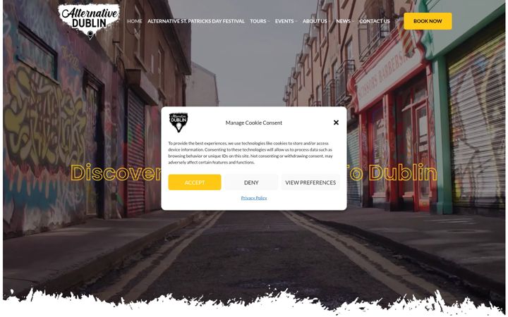 Screenshot of alternativedublincity.com