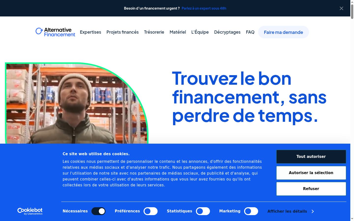 Zrzut ekranu banera zgody wyświetlanego przed jakąkolwiek interakcją