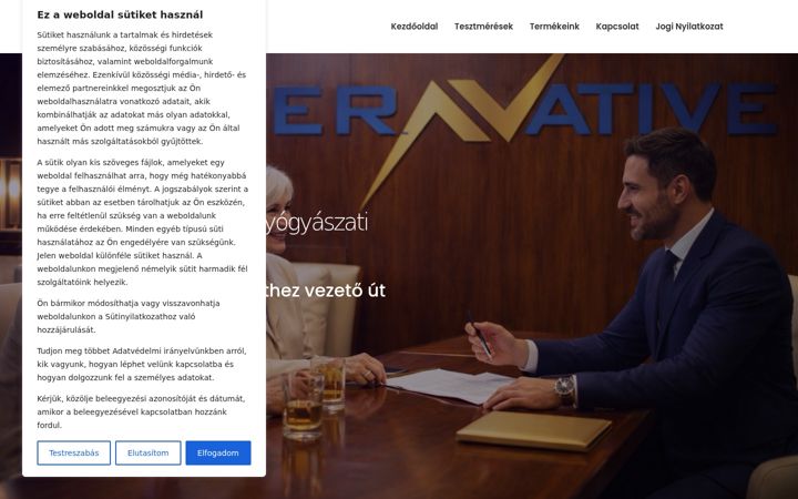 Screenshot of alternativemed.hu