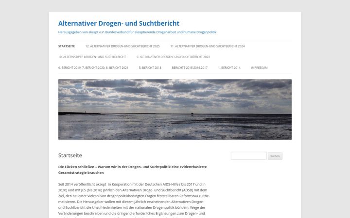 Screenshot von alternativer-drogenbericht.de