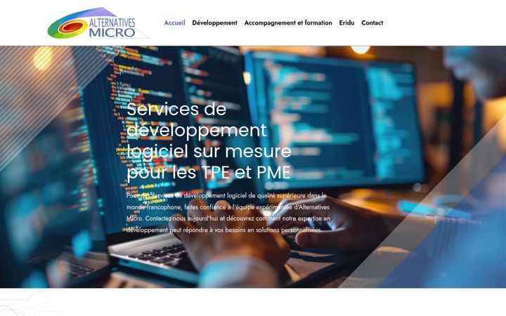 Skärmbild av alternatives-micro.fr