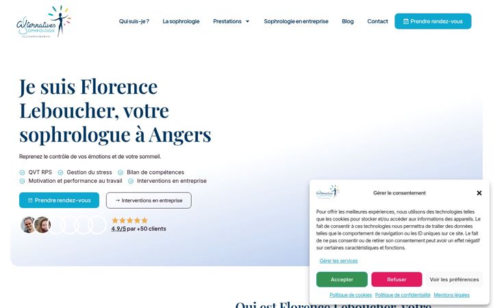 Screenshot of alternatives-sophrologie.com