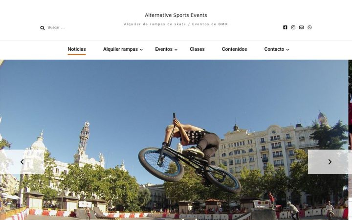 Screenshot of alternativesportsevents.com
