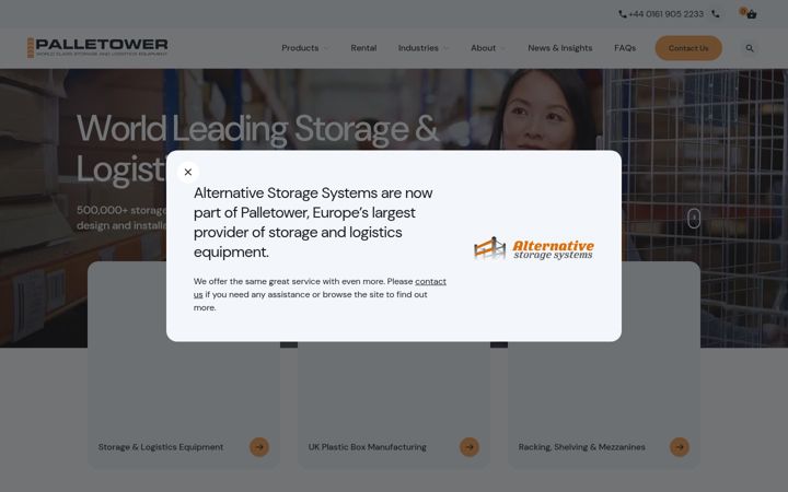 Screenshot von alternativestorage.co.uk