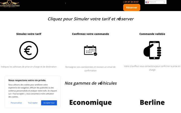 Screenshot von alternativetaxiparis.fr