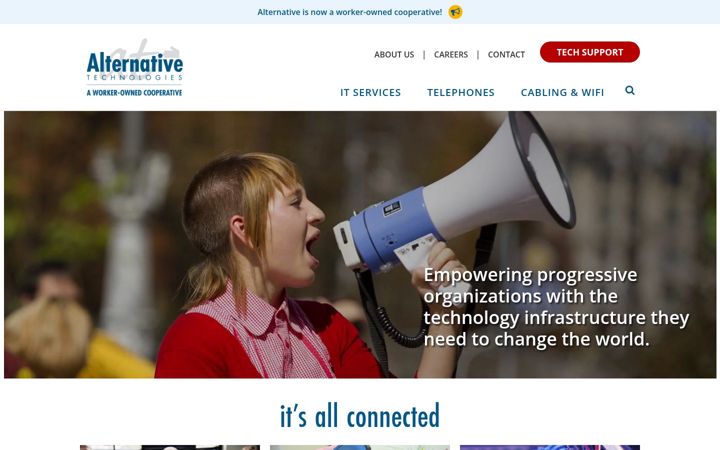 Screenshot of alternativetechs.com