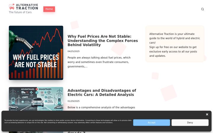Screenshot of alternativetraction.com