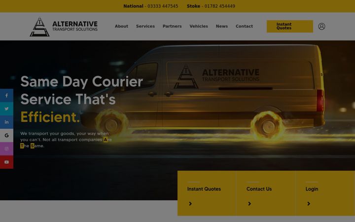 Screenshot von alternativetransportsolution.com