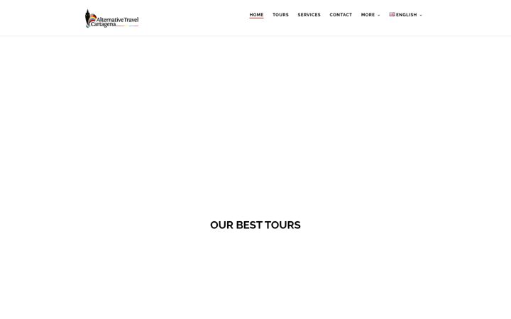 Screenshot of alternativetravelcartagena.com