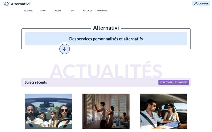 Screenshot of alternativi.fr
