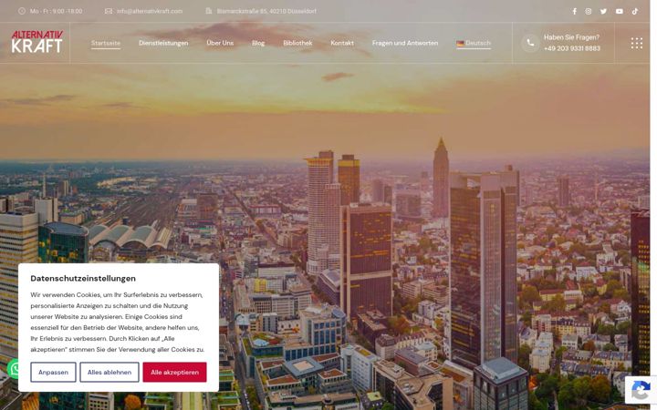Screenshot von alternativkraft.com