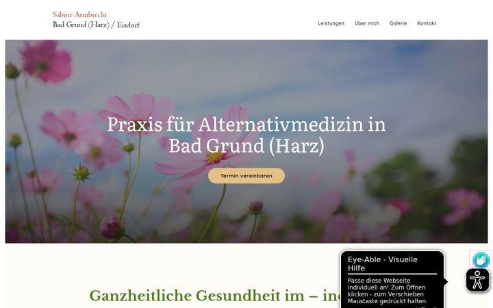 Screenshot of alternativmedizin-armbrecht.de