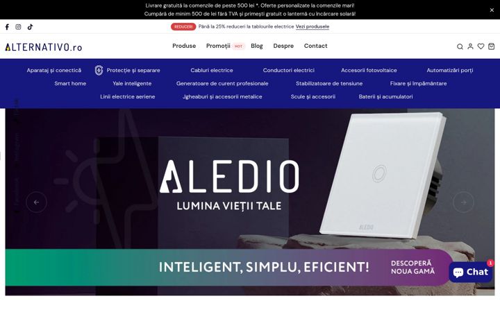 Screenshot of alternativo.ro