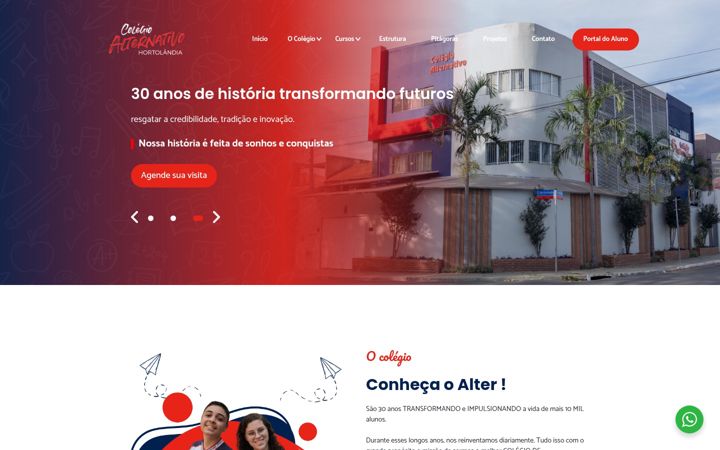 Screenshot of alternativohortolandia.com.br