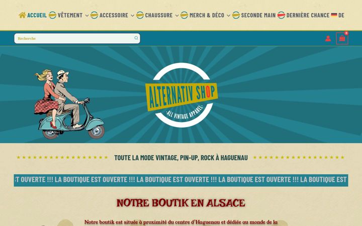 Screenshot of alternativshop.fr