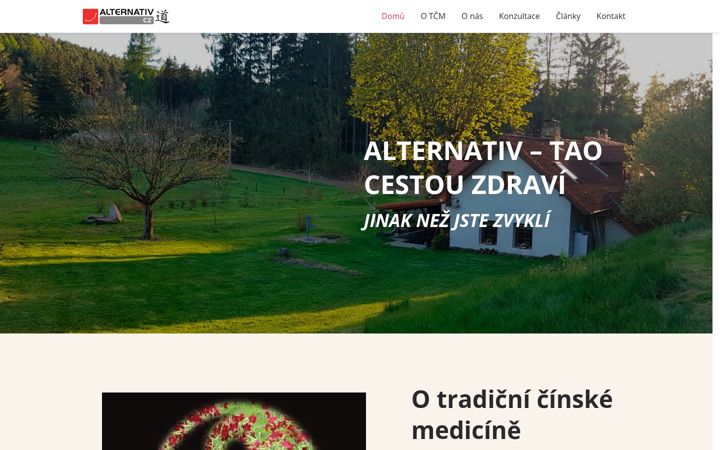 Screenshot of alternativtao.cz