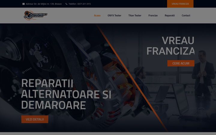 Screenshot of alternatoaredemaroare.ro