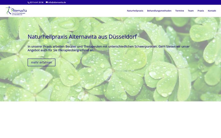 Screenshot of alternavita.de