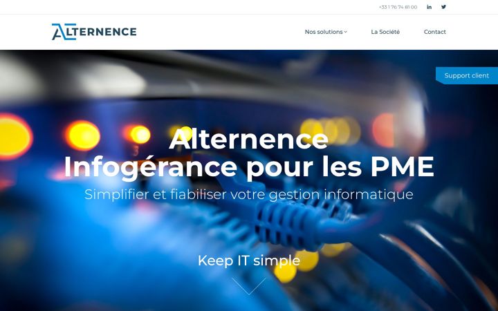 Screenshot of alternence.com