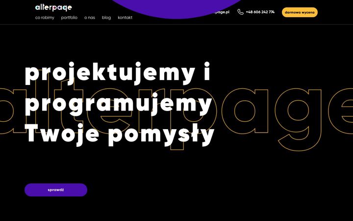 Captura de pantalla de alterpage.pl