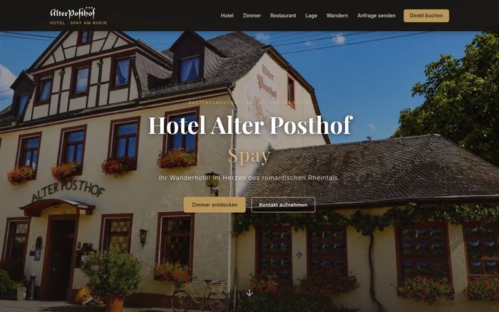 Screenshot of alterposthof.de