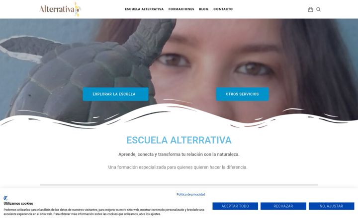 Captură de ecran a alterrativa.com