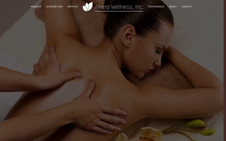Captură de ecran a alterrawellness.com