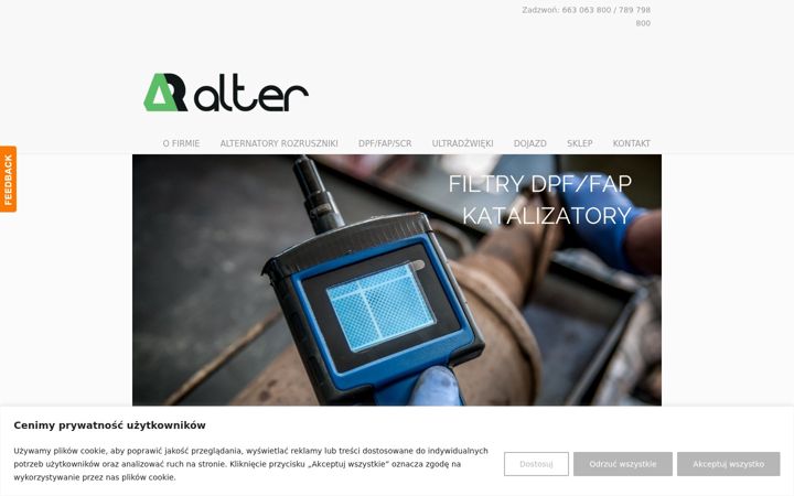 Screenshot of alterreg.pl