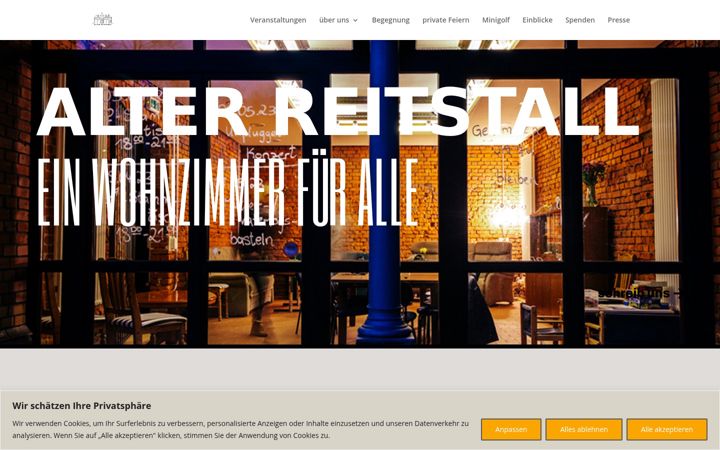 Screenshot of alterreitstall.de