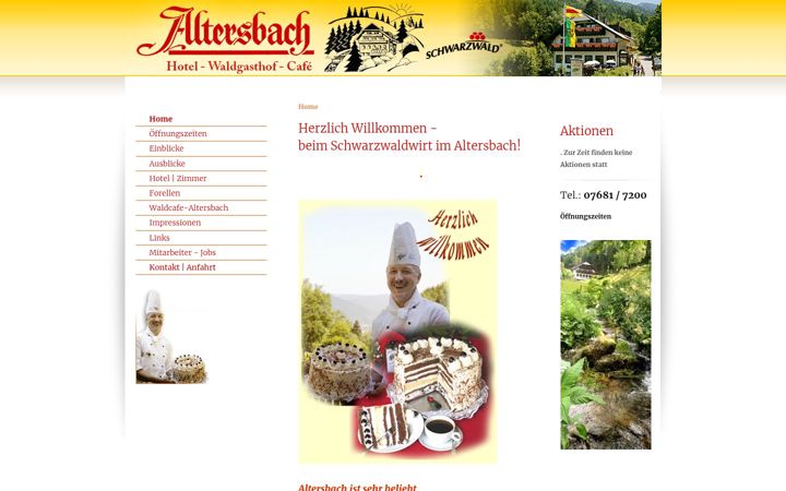 Screenshot of altersbach.de