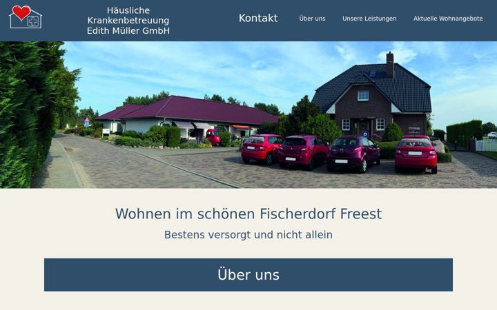 Screenshot of altersgerechteswohnen-freest.de