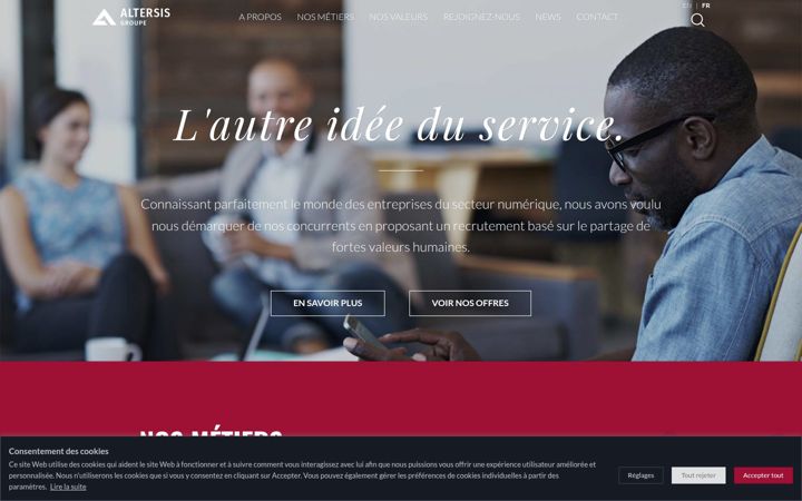 Screenshot of altersis.com