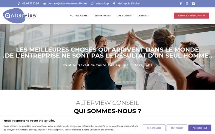 Screenshot of alterview-conseil.com