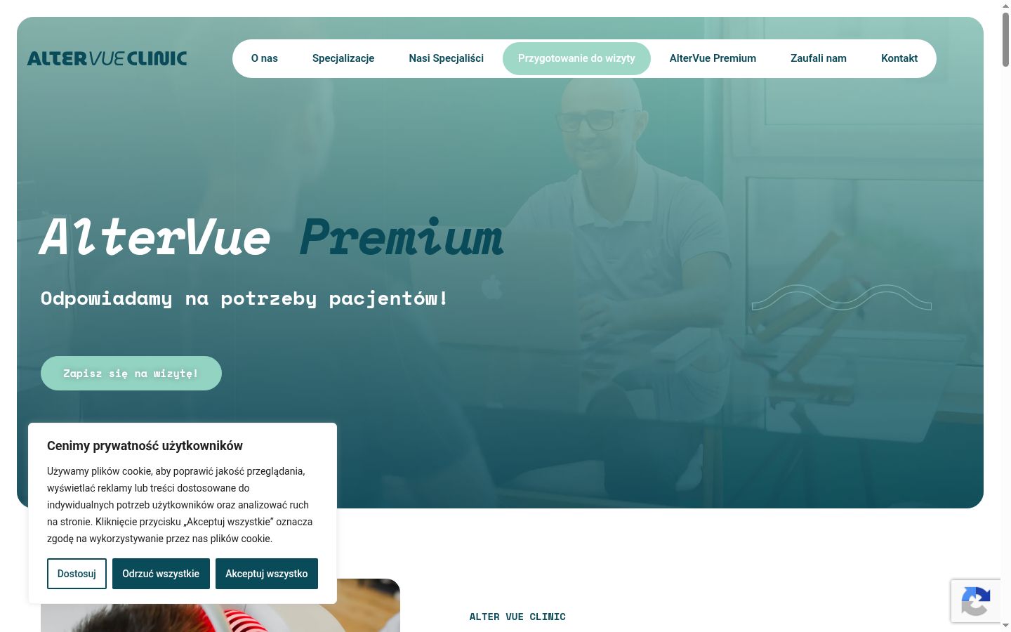 Screenshot van de toestemmingsbanner zoals getoond vóór enige interactie