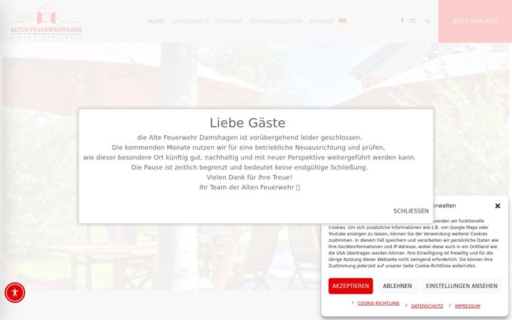 Screenshot of altes-feuerwehrhaus.de
