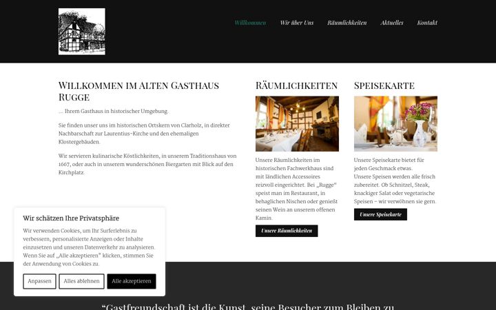 Screenshot di altes-gasthaus-rugge.de