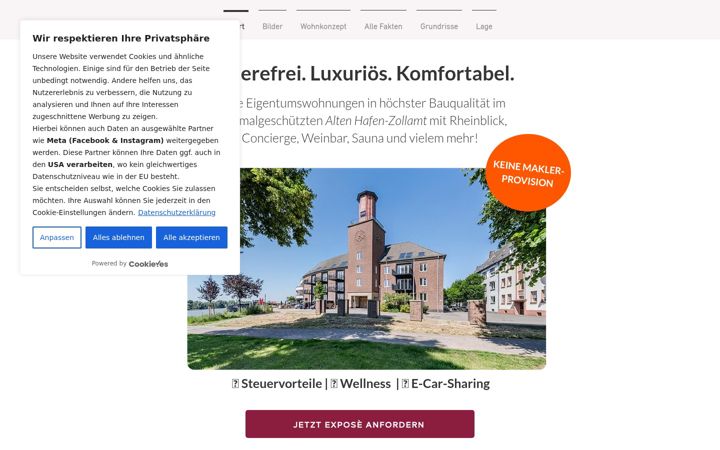 Screenshot of altes-hafen-zollamt.de