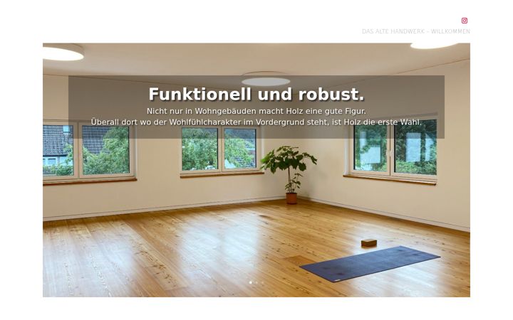 Screenshot of altes-handwerk.com