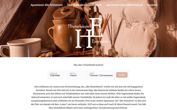 Screenshot of altes-hinterhaeusel.de