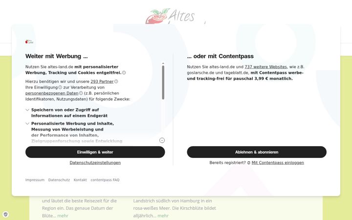 Screenshot of altes-land.de