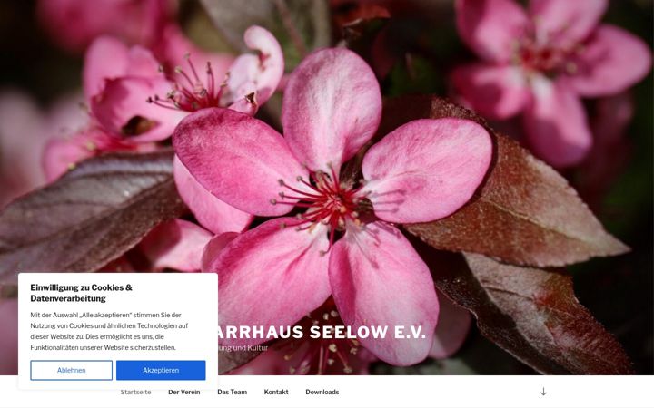 Screenshot of altes-pfarrhaus-seelow.de