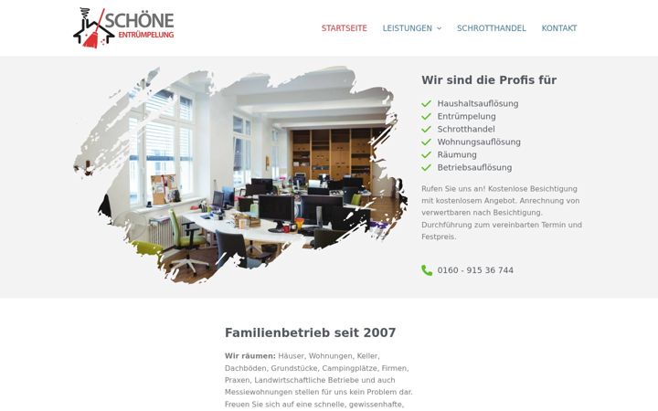Screenshot ta' altes-weg.de