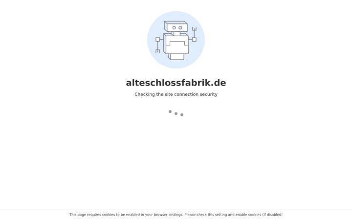 Screenshot of alteschlossfabrik.de