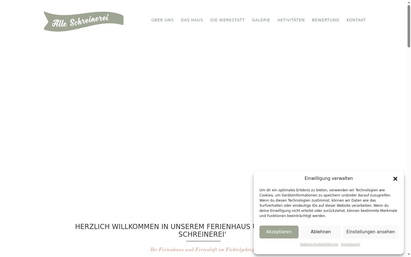 Snímek obrazovky baneru souhlasu zobrazeného před jakoukoli interakcí