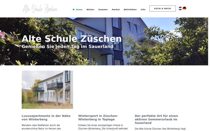 Screenshot of alteschulezueschen.de