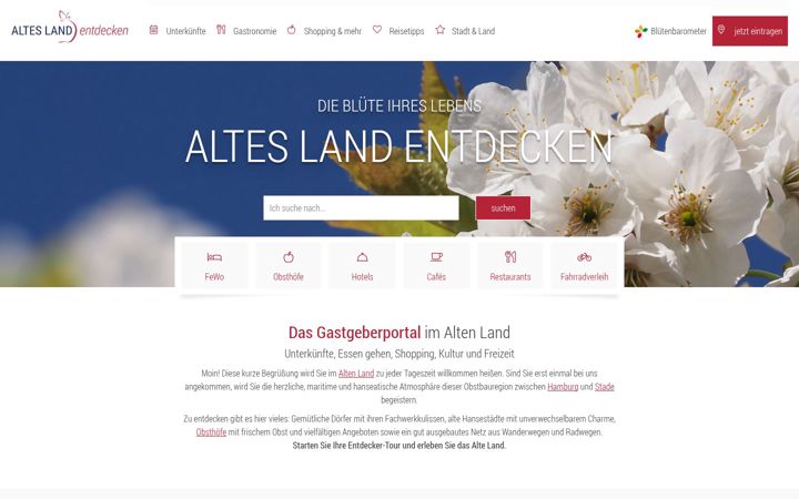 Screenshot of altesland-entdecken.de
