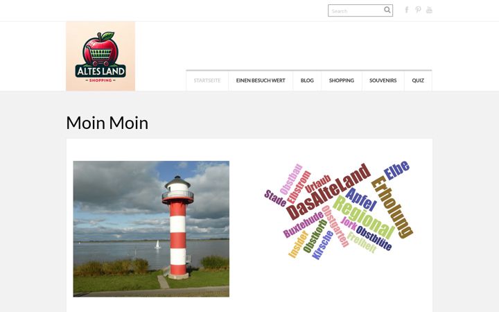 Screenshot of altesland-shopping.de