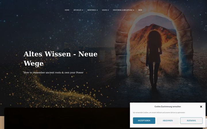 Ekraanipilt saidist alteswissen-neuewege.de